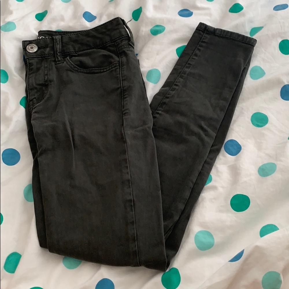 American Eagle Army Green Jeggings